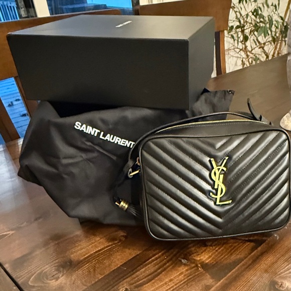 Authentic YSL Leather Camera Bag - Picture 1 of 6